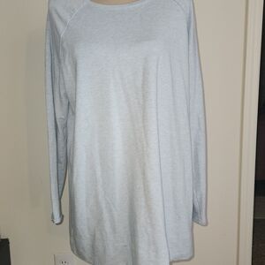 Pure Jill  Light Blue Long Sleeve Top Large (Read Full Description)